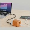 Ładowarka sieciowa Energea Ampcharge     GaN35 USB-C/USB-A PD/PPS/QC3.0 35W pomarańczowy